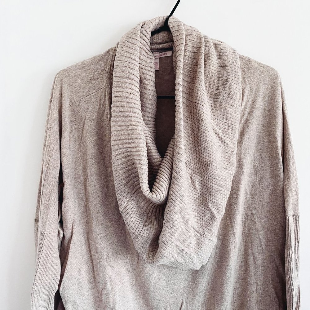 Victoria's Secret Beige Cowl Neck Sweater
